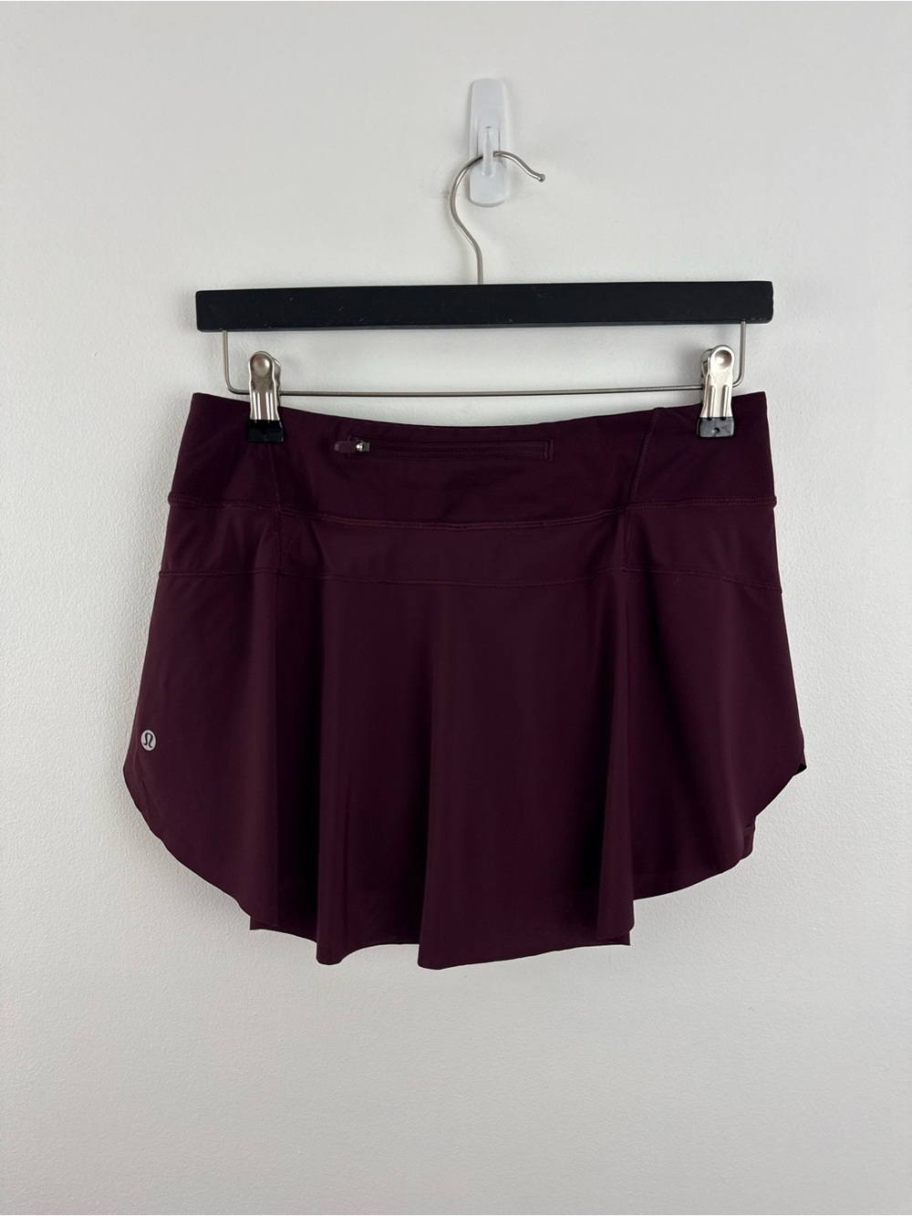 LULULEMON Quick Pace Skirt Deep Plum Athletic Skort. Size 6 - Picture 3 of 11